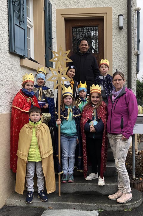 Die Sternsinger waren wieder unterwegs. Foto: zVg