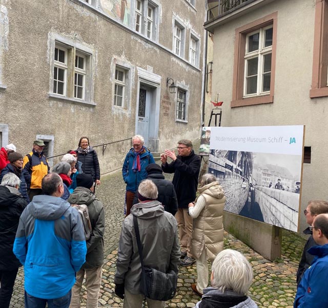 Letzte Station vor dem Museum Schiff. Foto: Sonja Fasler