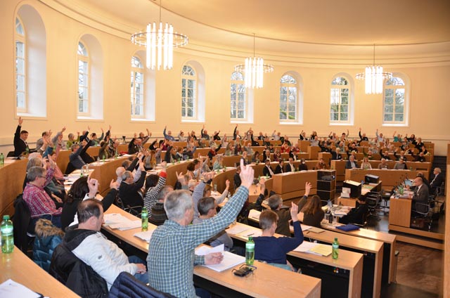 Die Synodalen wählten die Mitglieder der Synode, des Kirchenrats, der Geschäftsprüfungskommission und der weiteren Organe für die 31. Amtsperiode, die Legislatur 2023–2026. Foto: zVg