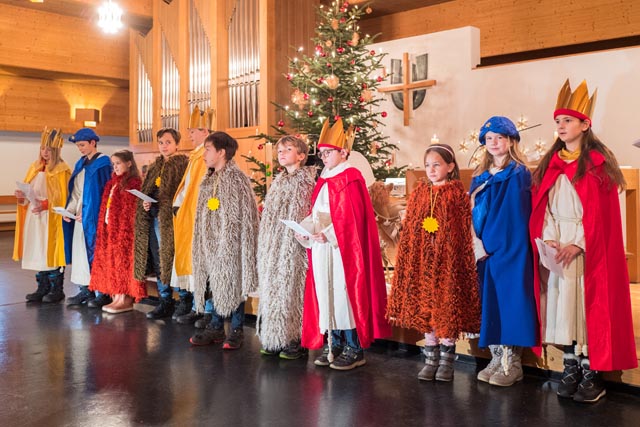 Die Sternsinger in Magden. Foto: zVg