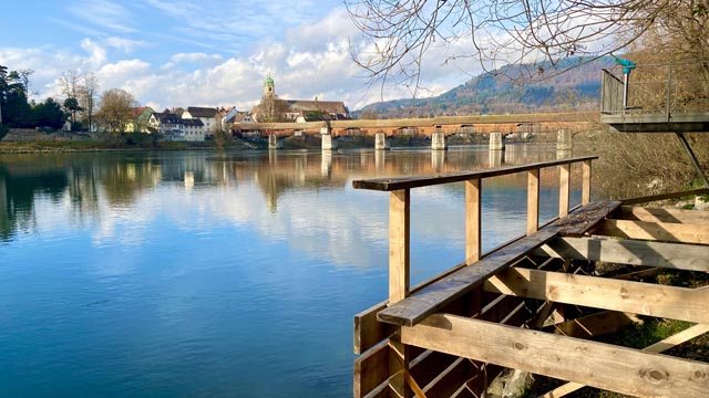 Die Pontoniere Mumpf organisieren den «Brugge-Cup». Foto: zVg