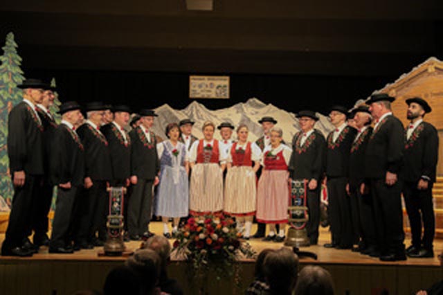 Der Jodlerclub Frick bot seinem Publikum einen stimmungsvollen Abend. Foto: zVg