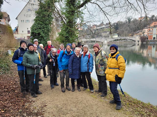 Die Teilnehmer genossen die erste Wanderung des Jahres. Foto: zVg