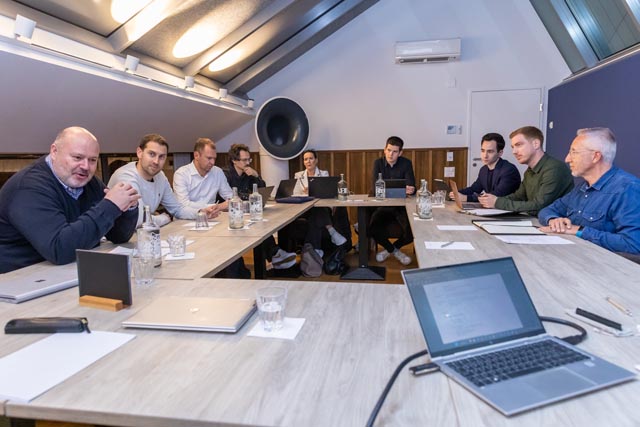 Der neu gebildete Aargauer Sportrat während seiner ersten Sitzung. Foto: Fabio Baranzini/IG Sport Aargau