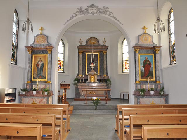 Nach der Sanierung erstrahlt die Fridolinskapelle in neuem Glanz. Foto: Jörg Wägli
