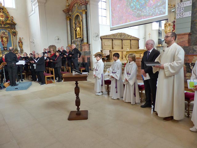 Ökumenischer Gottesdienst zur Fastenzeit in der katholischen Kirche Peter und Paul in Frick. Foto: zVg