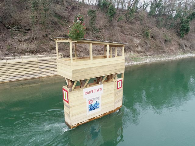 Das extra erstellte Wettkampfobjekt. Foto: zVg