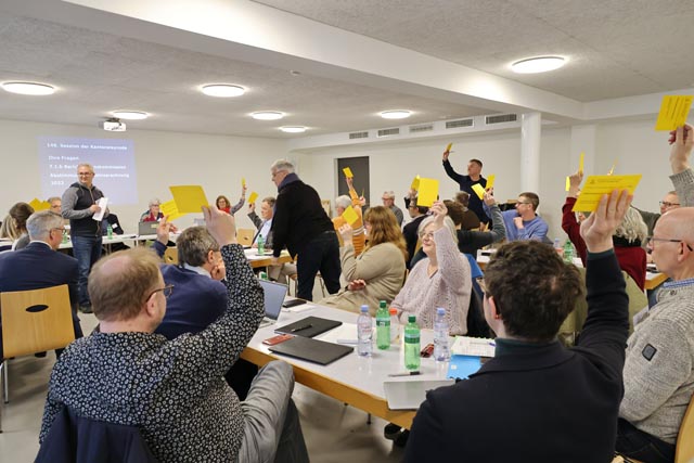 148. Session der aargauischen Kantonalsynode in Obermumpf. Foto: zVg