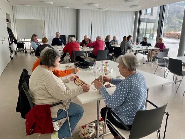 Monatliches KISS-Kafi im Rheinfelspark in Stein. Foto: zVg