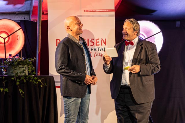 Jagdobmann Martin Willi (links) und VRP Jascha Schneider-Marfels. Foto: Markus Raub, RMP Media Production GmbH, Rheinfelden