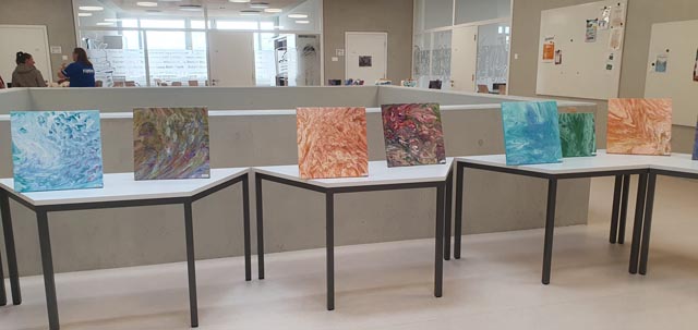 Zahlreiche Kunstwerke entstanden im FambiKi Plus. Foto: zVg