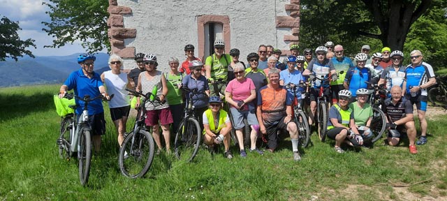 35 Radlerinnen und Radler genossen den Tag. Foto: zVg