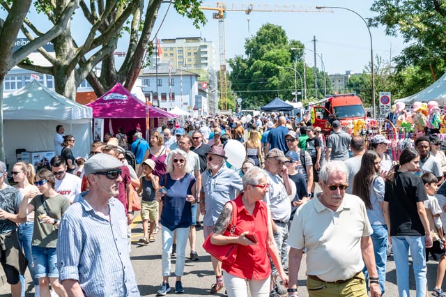 Auf der Festmeile war einiges los. Foto: zVg