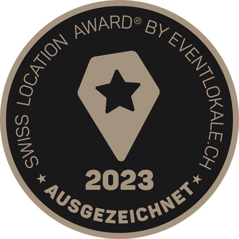 Der Swiss Location Award® ist seit 2016 das wichtigste Gütesiegel der Eventbranche. Der Award zeichnet in zehn verschiedenen Kategorien die schönsten und besten Locations der Schweiz aus. Foto: zVg