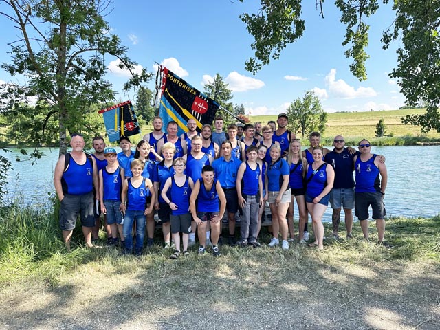 Erfreuliche Ergebnisse gab es für die Wallbacher Pontoniere in Aawangen. Foto: zVg