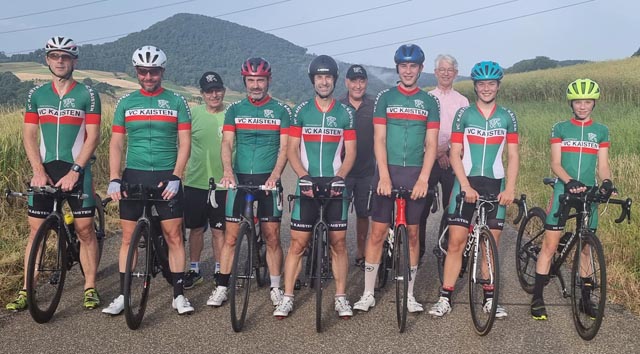  Die VCK-Familie nach dem Rennen auf dem Kaistenberg. Foto: zVg