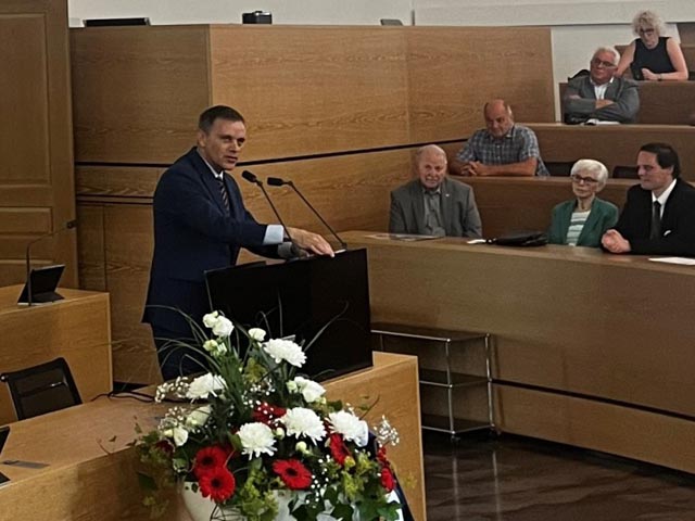 «Wir dürfen stolz sein auf die Rolle des Kantons Aargau bei der Entwicklung des Erfolgsmodells Schweiz», betont Landammann Jean-Pierre Gallati. Foto: Copyright Kanton Aargau