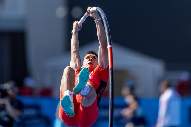 Nicolas Pfrommer lässt sich auch durch widrige Bedingungen nicht aufhalten Foto: Athletix.ch