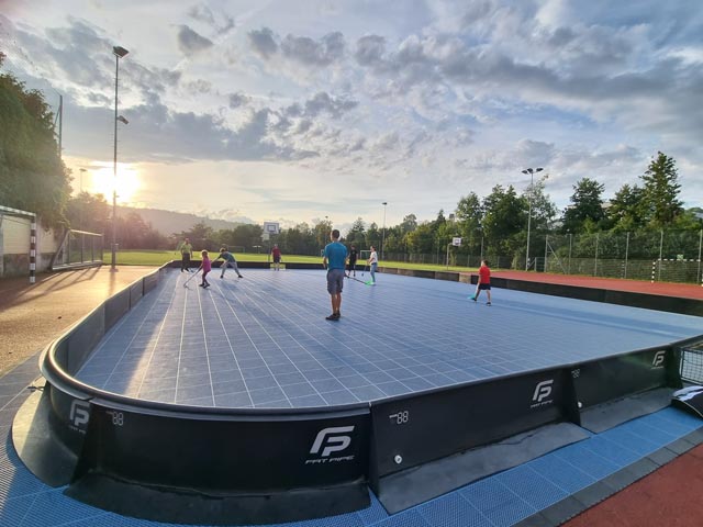 Das erste Spiel auf dem Aussenfeld in Magden wurde bereits bestritten. Foto: zVg