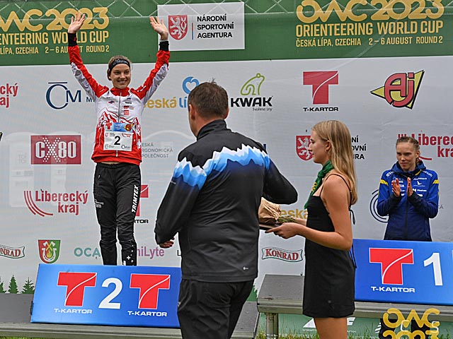 Simona Aebersold freut sich über den 2. Platz. Foto: zVg