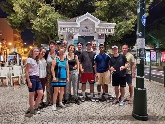 Die Fricktaler am Weltjugendtag in Lissabon. Foto: zVg