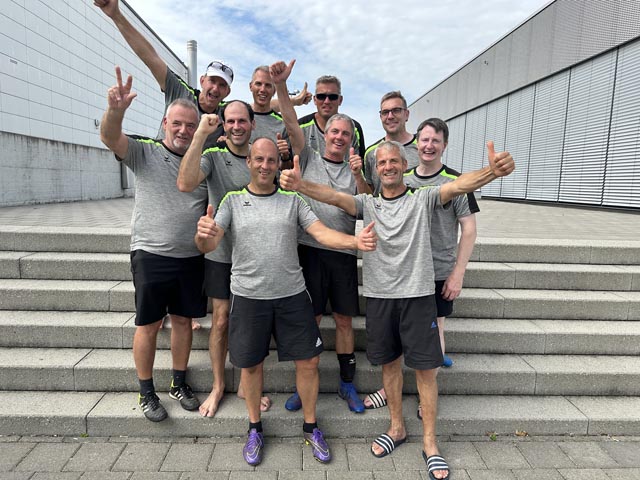 Männerriege Schupfart 1 und 2 nach der Finalrunde in Möhlin. Foto: zVg