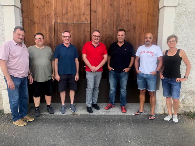 Dem Vorstand oder Ressort gehören an: Franz Ruckli, Herznach, Manuel Polder, Murg, Werner Müller, Wittnau, Gerhard Zumsteg, Herznach, Christian Schweizer, Oberhof, David Stocker, Eiken und Felicita Wenk, Frick (von links). Foto: zVg