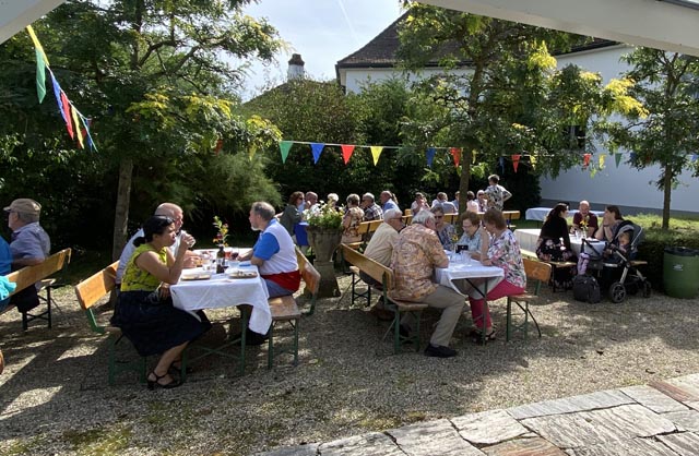 Indonesisches Mittagessen im Chillegarte. Foto: zVg