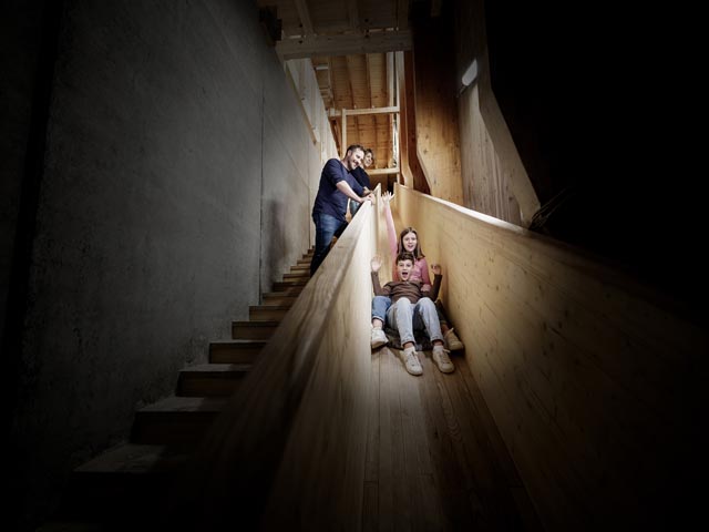 Die Salzberg-Rutsche. Foto: Schweizer Salinen AG