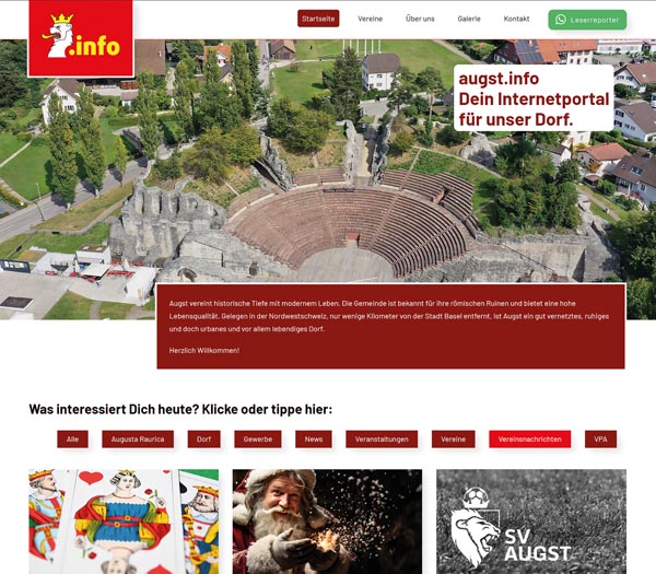 Screenshot von augst.info. Foto: zVg