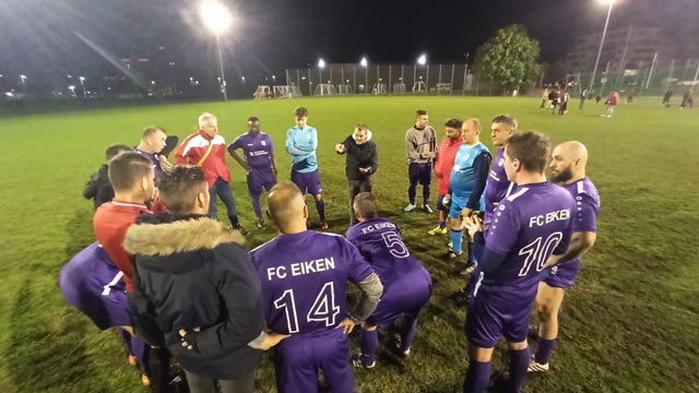 Nach der Niederlage im Cup behielt der FC Eiken in der Meisterschaft die Oberhand im Duell mit dem FC Dardania. Foto: gse