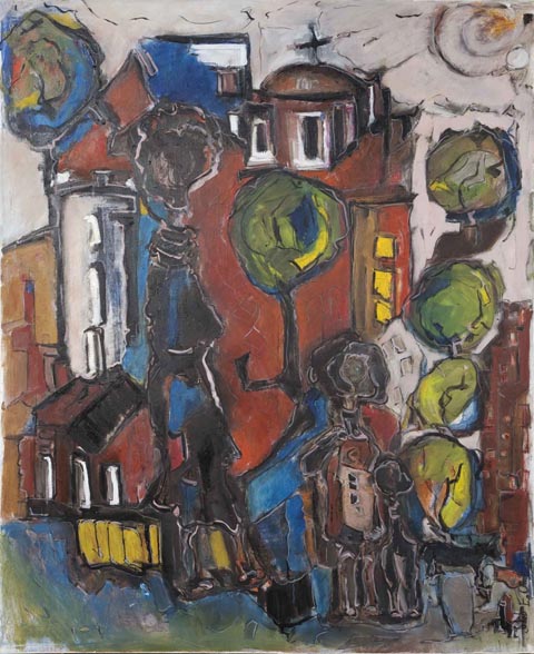 Jakob E. Omlin (Aarau) zeigt Bilder und Objekte in Frick. Foto: zVg