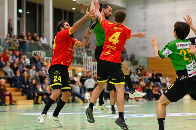 Kaiser und Ceppi, beste Defensive der NLB mit 229 Gegentoren. Foto: Andrea Roth