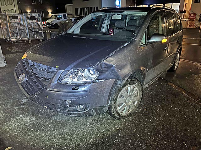 Unfall in Reinach. Foto: Polizei AG