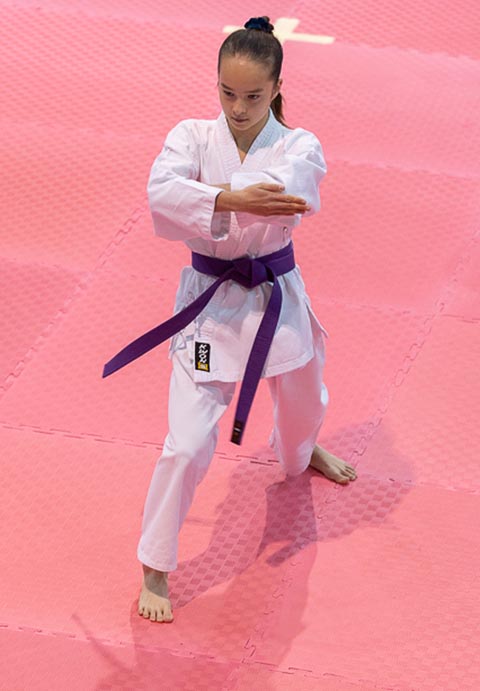 Ob Karate oder Eiskunstlauf, Victoria Philipp ist ganz vorne mit dabei.