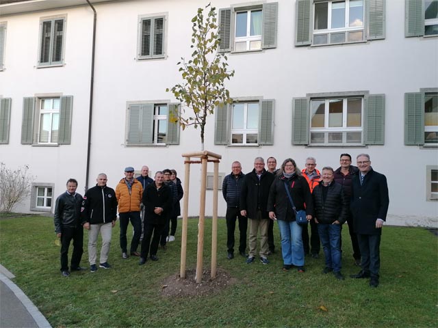 Gruppenbild mit Baum. Foto: zVg