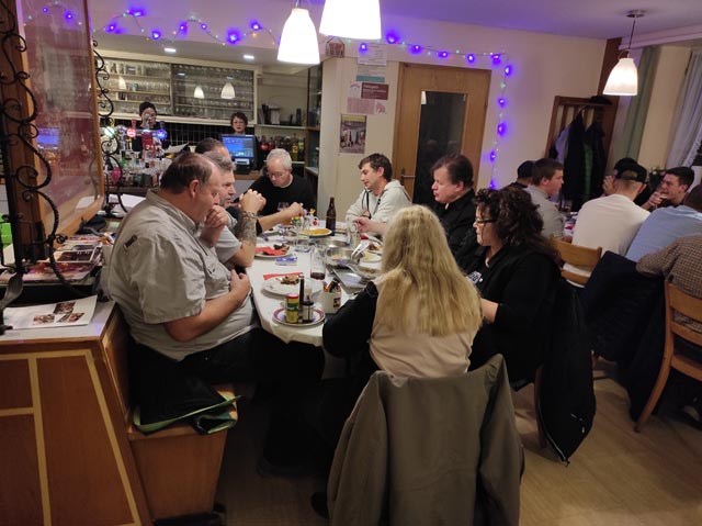 Traditionelle Metzgete an der Herbstversammlung des Schiessvereins Gansingen. Foto: zVg 