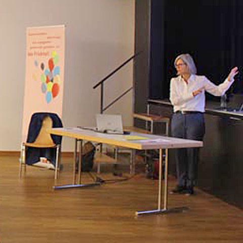 Andrea Sterchi, Kommunikationspezialistin. Foto: Kujtim Shabani