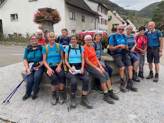 Bild von der Bergwanderung vom 12. Oktober bei Schleitheim-Merishausen. Foto: zVg