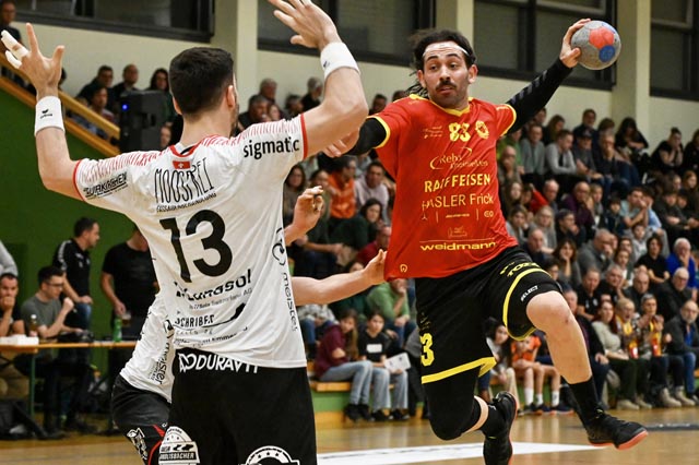 Justin Larouche war mit neun Treffer für den TVM erfolgreich. Foto: Andrea Roth