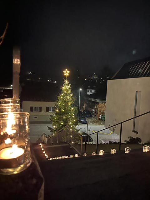 Caritas-Aktion «Eine Million Sterne» in Kaisten. Foto: zVg