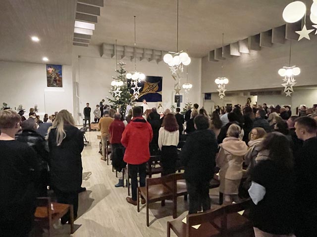 Viele Besucher am Weihnachtsmusical in Stein. Foto: zVg