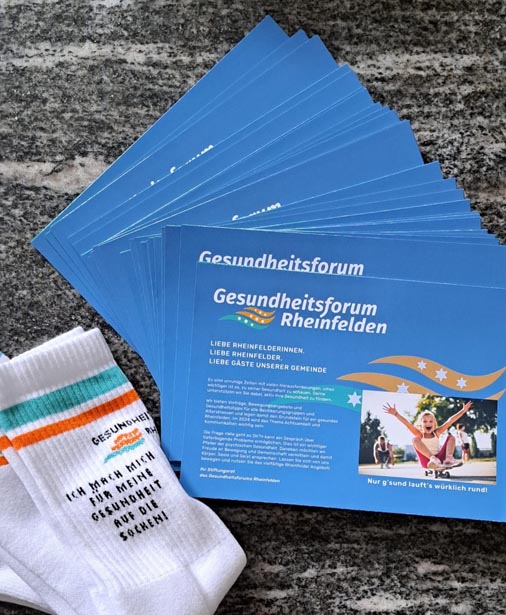 In der ersten Woche des neuen Jahres wird das neu gestaltete Jahresprogramm in alle Rheinfelder Haushalte verteilt. Foto: zVg