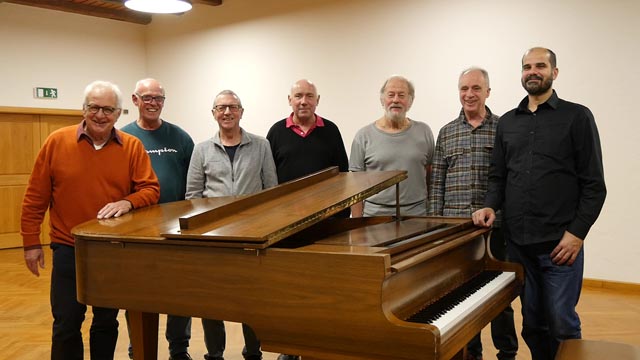 Die Mitglieder des Männerchors Magden laden zum Crashkurs und Chorprojekt ein. Foto: zVg