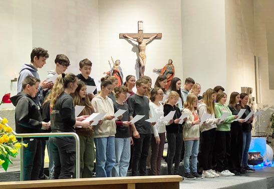 Osternachtsfeier in der Zeiher Kirche anlässlich des letztjährigen Ostertreffens. Foto: zVg