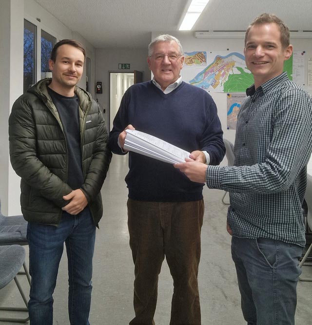 Bild: Von links: Dominique Hunziker, Joe Schnetzler, Raffael Weiss Foto: zVg