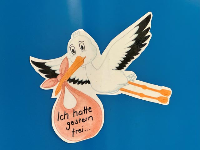 Der «KSB-Storch». Foto: zVg