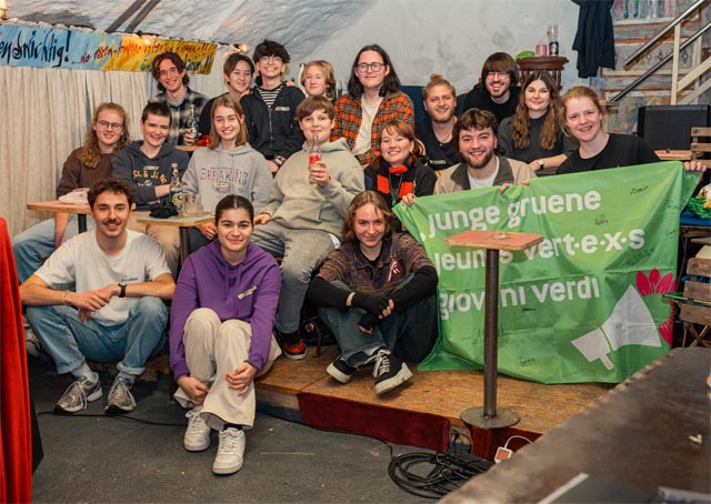 Aargau: Junge Grüne mit neuem Vorstand, neuen Statuten und Parolen zu den Rentenvorlagen