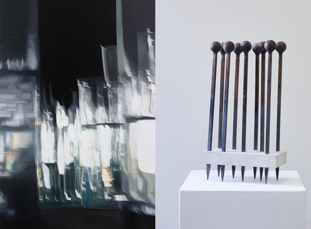 Werke von Petra Frey und Thomas Matt. Fotos: zVg (Petra Frey und Roland Krieg)