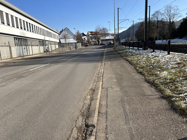 Netzenstrasse und Hauptstrasse in Sissach müssen instandgesetzt werden. Foto: Bau- und Umweltschutzdirektion BL